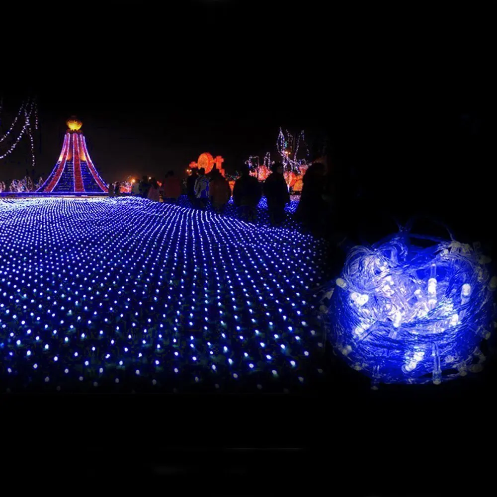 Рождество огни Чистая 204 LED 3*2 м чистые строки ствол дерева для внутренних и