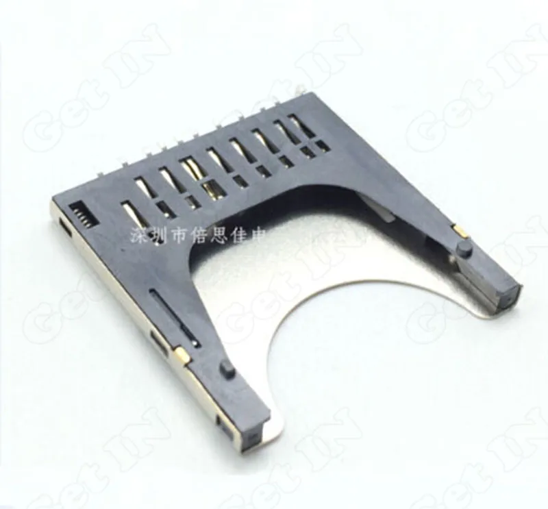 25pcs 2 in 1 SD Memory Card Holder Socket Self Push Type Cooper Dual SIM Connectors | Обустройство дома