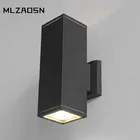 Светодиодный ная прямоугольная настенная лампа, IP65, комнатный и уличный двухсторонний Водонепроницаемый современный светильник для стен отеля, балкона, двора