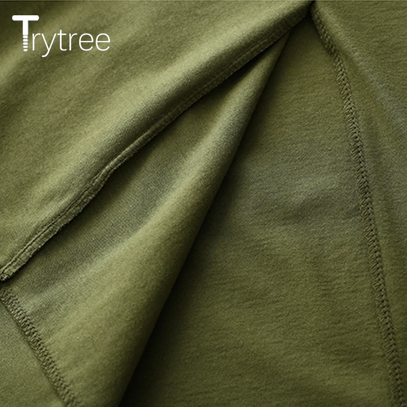 Trytree летняя повседневная женская футболка с v образным вырезом и рукавами летучая