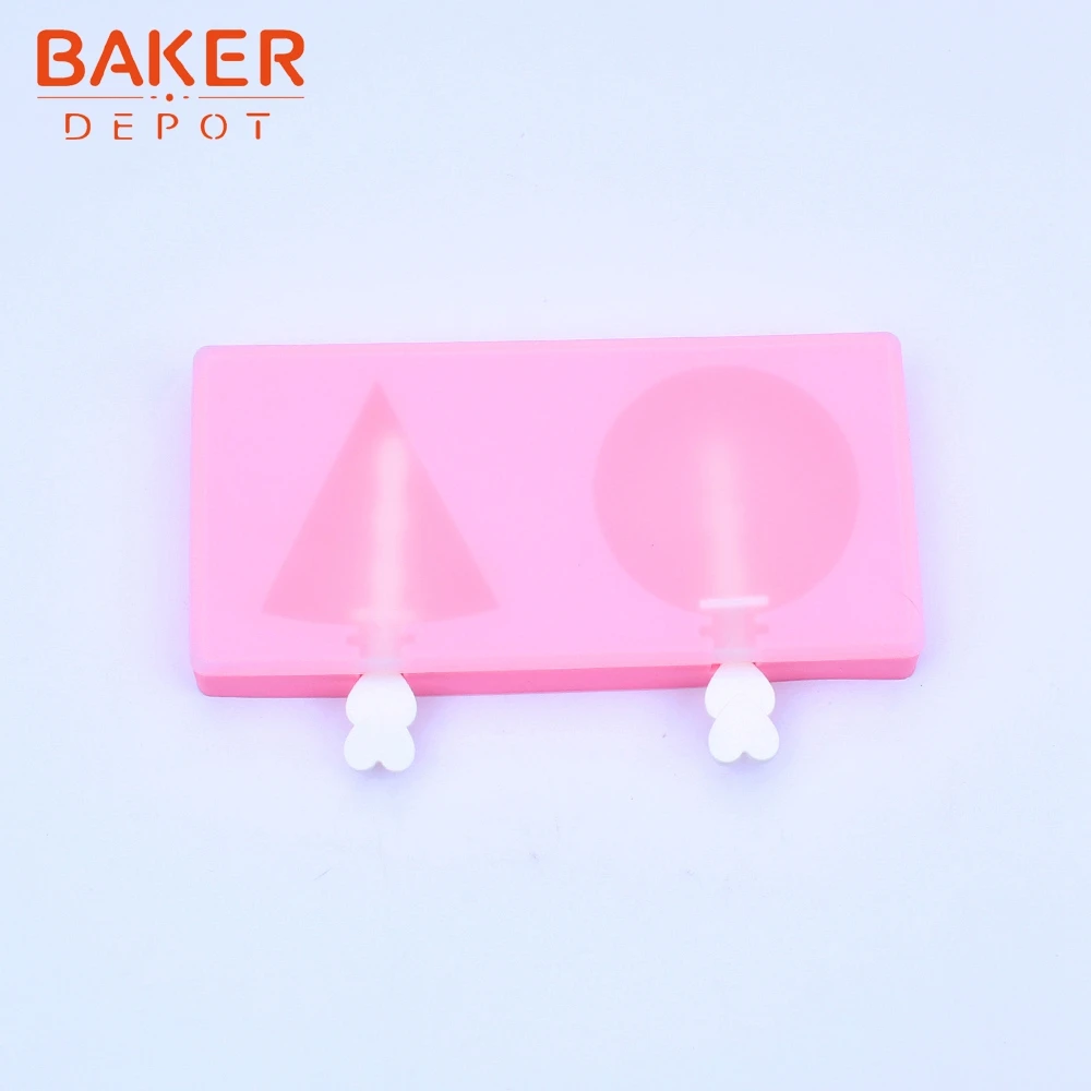 BAKER DEPOT силиконовые ледяные формы для крема круглая форма мороженое на палочке