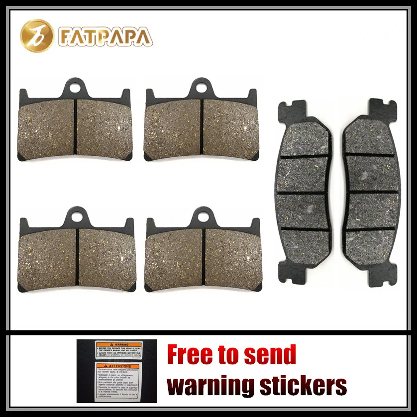 

Motorcycle Accessories F + R Brake Pads for YAMAHA 600 YZF YZF6 R6 YZF-R6 YZF600 2000 2001 1999-2002
