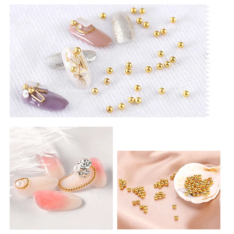 1 упаковка 6 граней стальные мини-бусины для дизайна ногтей блестящие стразы 3D