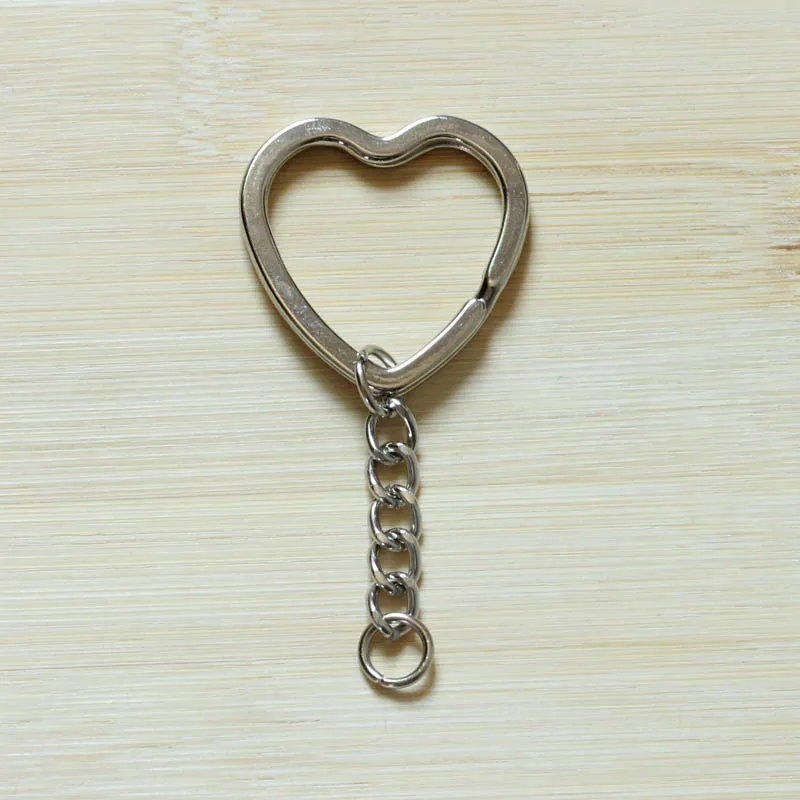 Love shape 65 мм Металлические Мультяшные брелки для ключей в форме сердца, аксессуары для ключей, аксессуары для подвесок, фурнитура ручной работы, сделай сам - Цвет: Love shape
