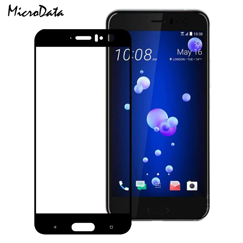 MicroData для htc U11 3D изогнутое Закаленное стекло пленка полное покрытие Защита экрана