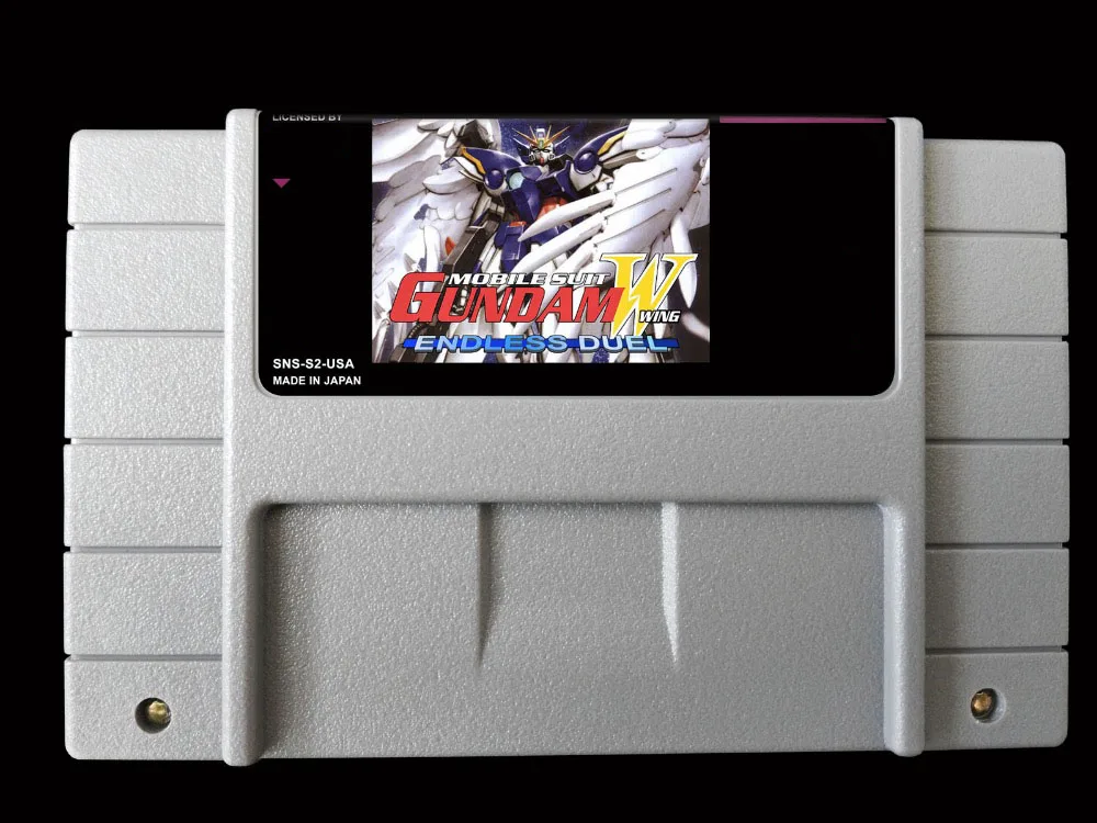 16 битные игры ** мобильный костюм Gundam Wing бесконечная Дуэль (версия США! Полный