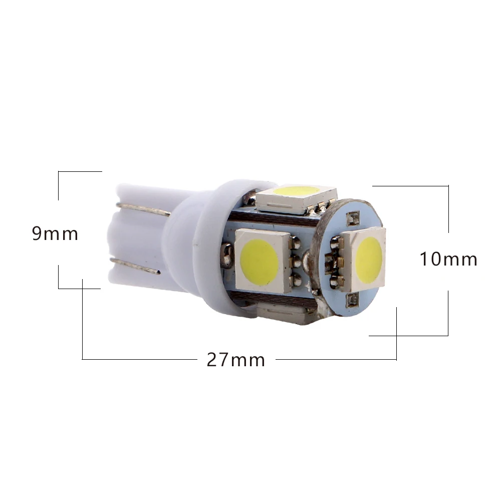 YM E Bright 24 В постоянного тока 300 шт. T10 5050 5 SMD 194 168 W5W светодиодный ных лампочек