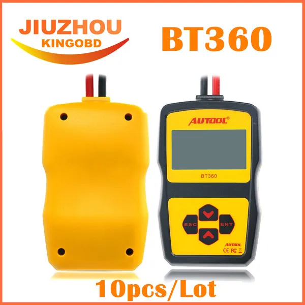 10 шт. DHL Бесплатная AUTOOL BT360 12 V Цифровой walkie talkie автомобильное Батарея для