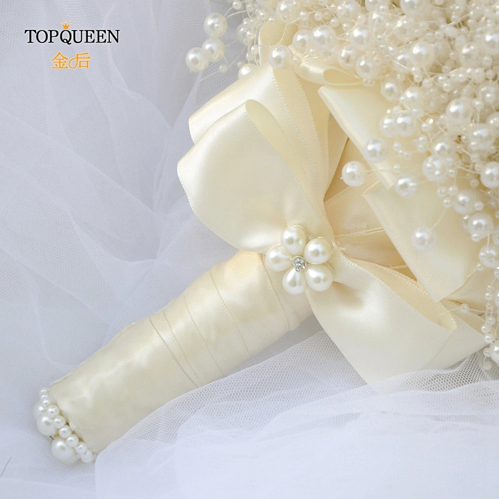 TOPQUEEN F24 букет для свадьбы, искусственный цветок, Свадебный роскошный букет, свадебный набор букетов, букет на свадьбу
