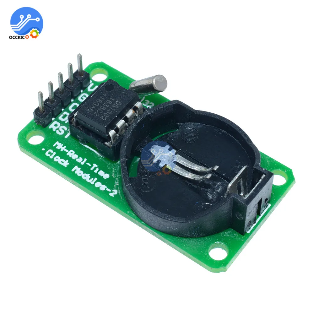 DS1302 модуль часов в реальном времени для Arduino UNO с CR2032 AVR ARM PIC SMD без батареи 3 V 5V|module