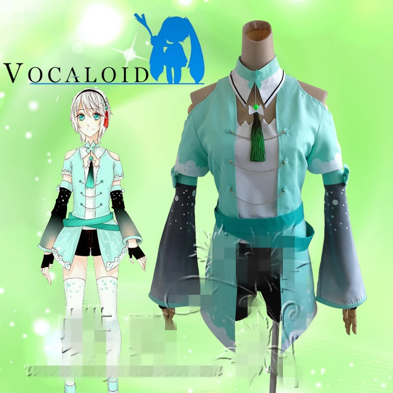 

Anime Cosplay Costume VOCALOID 3 CHINA PROJECT Yan He Woman Cosplay Dress Z