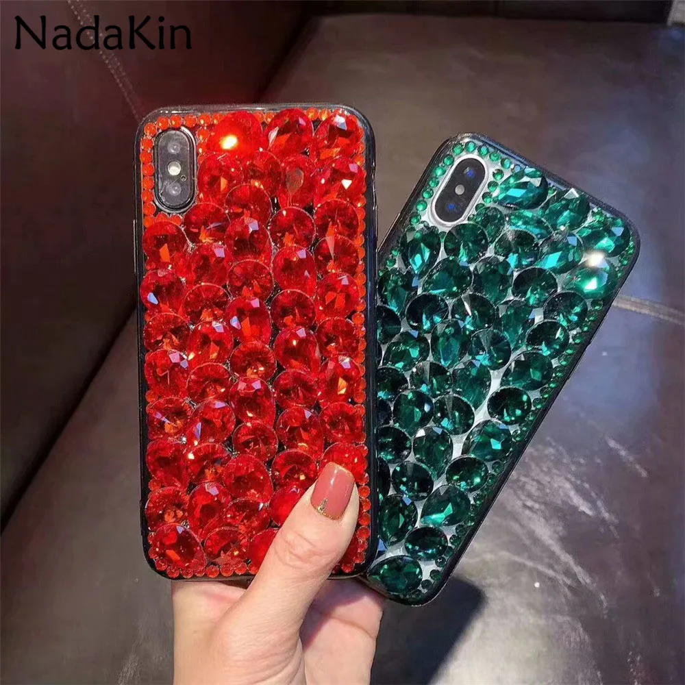 Роскошный чехол со стразами и бриллиантами для Samsung Galaxy J2 Pro J3 J4 J5 J6 J7 J8 2017 2018 C5 C7 C9 C8