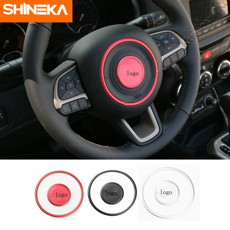 Молдинги SHINEKA для салона Jeep Grand Cherokee 2011 2013 алюминиевый сплав чехол на руль