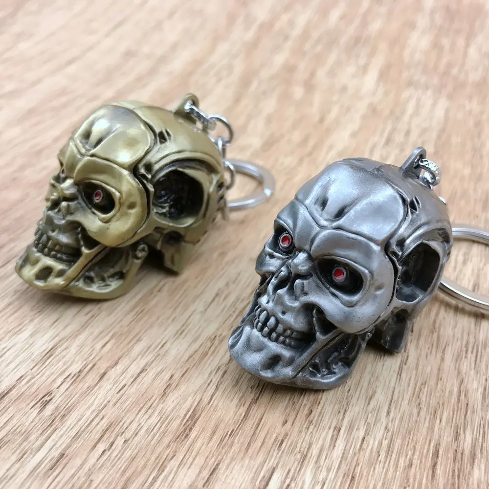 Брелок Terminator T800 для BMW Audi mercedes volkswagen автомобильный Стайлинг кольцо ключей