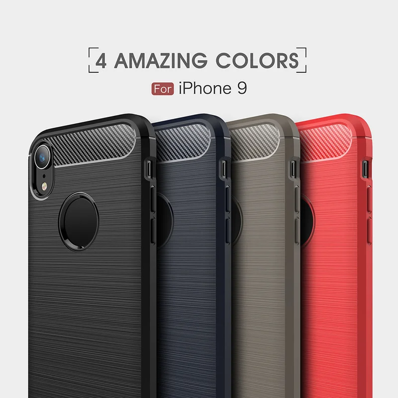 Чехол для iphone Xs max, чехол для iphone xr, чехол, TPU, углеродное волокно, узор, телефон, полный Чехол для iphone XR, Стильный чехол