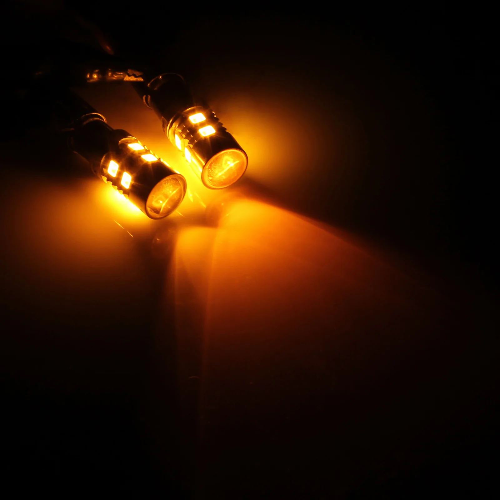 ANGRONG 2X H21W BAY9s 10 SMD SAMSUNG 2835 Светодиодный светильник с передним индикатором