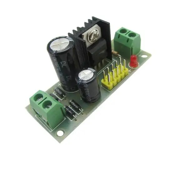 Модуль регулятора напряжения с тремя клеммами L7805 LM7805 модуль питания от 7 5 в 20 до В
