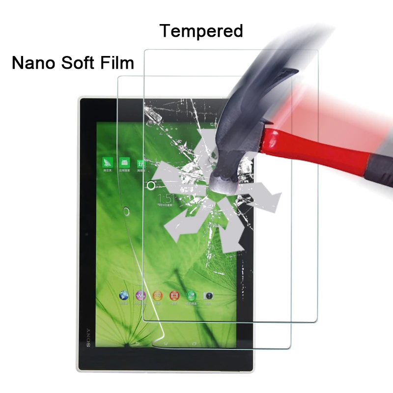1 шт. Высококачественная Взрывозащищенная нано мягкая пленка для Sony Xperia Z2 Tablet SGP 512