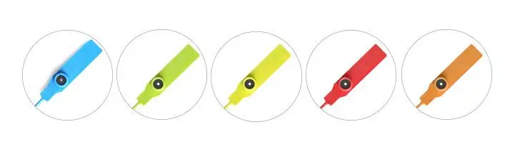 

mix 5colors disposable plastic cable tie Security Seals 2*276.5mm