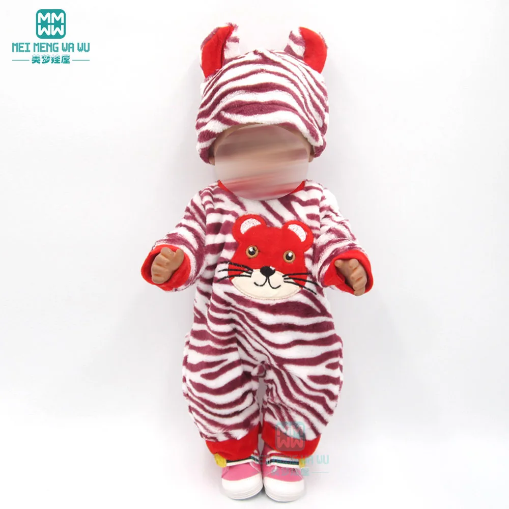 

Doll Clothes fashion toy baby cartoon Creativity Suit Casual Set fits 43cm new born doll Accessories