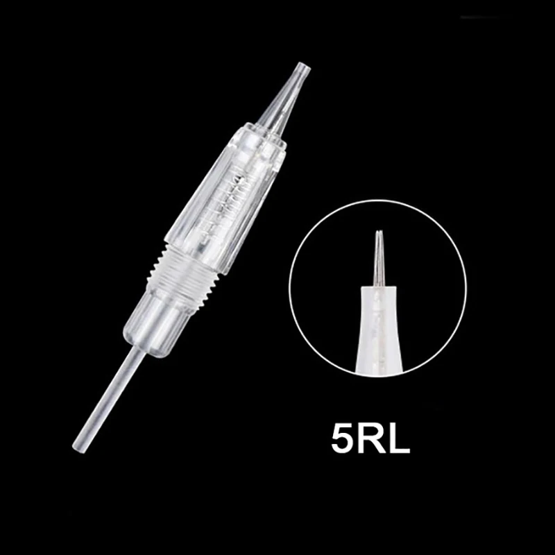 30pcs/lot Disposable Screw Tattoo Needle Cartridge For Premium Charmant Permanent Machine 1RL 3RL 5RL 7RL 3F 5F 7F | Красота и