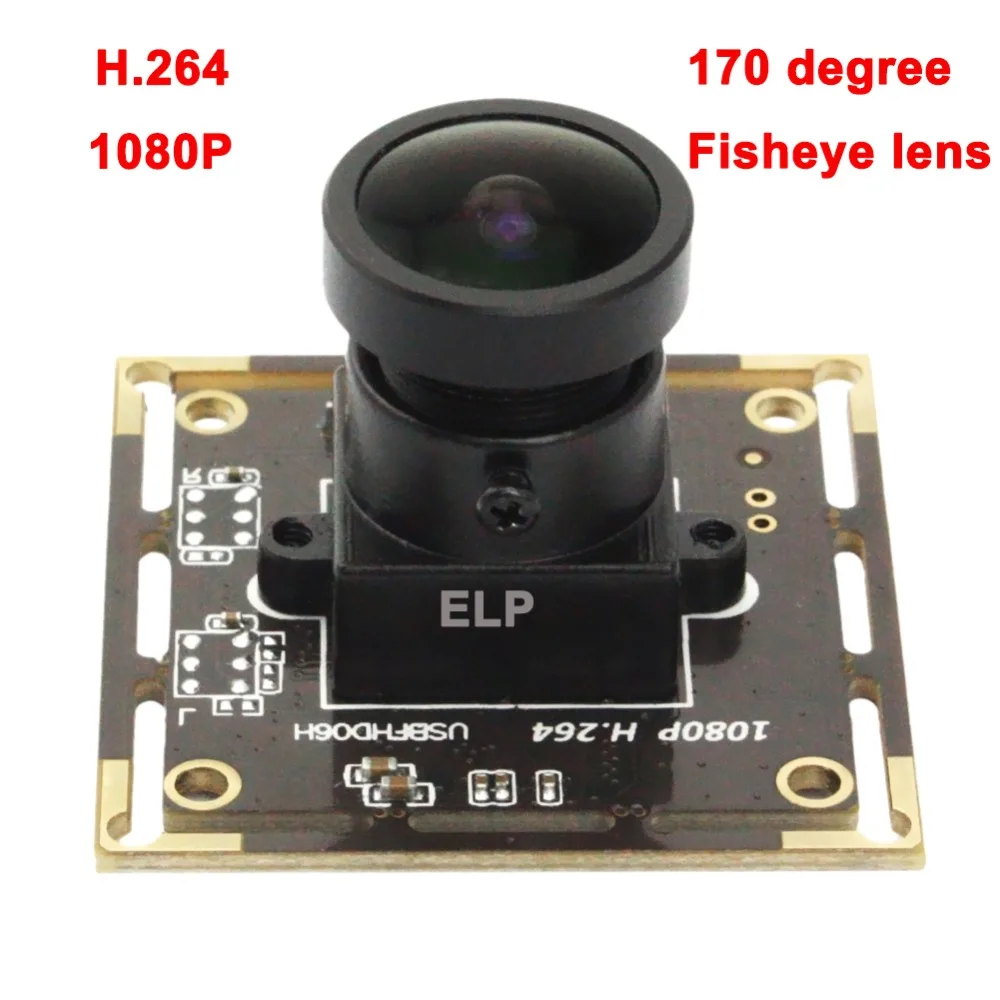 ELP широкоугольный модуль usb камеры 1080P 170 градусов объектив рыбий глаз CMOS Sony
