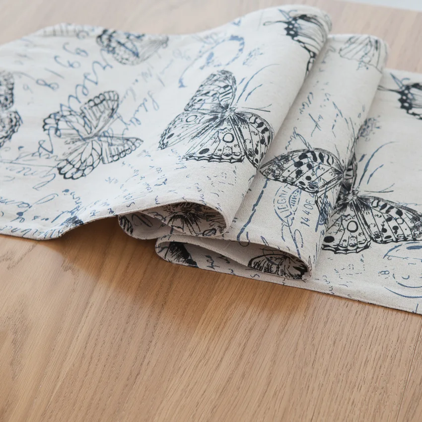 Французский деревенский стиль скатерти для стола из хлопка и льна с принтом