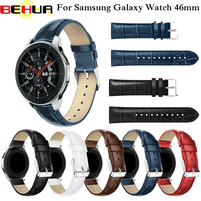 22 мм сменный спортивный ремешок для Samsung Galaxy Watch 3 45 46 кожаный S3 Frontier/классический