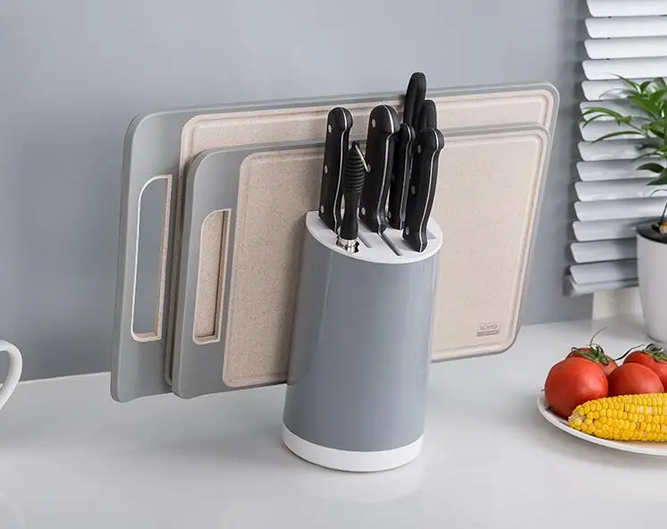 Многофункциональная стойка для хранения ножей кухонный держатель блока
