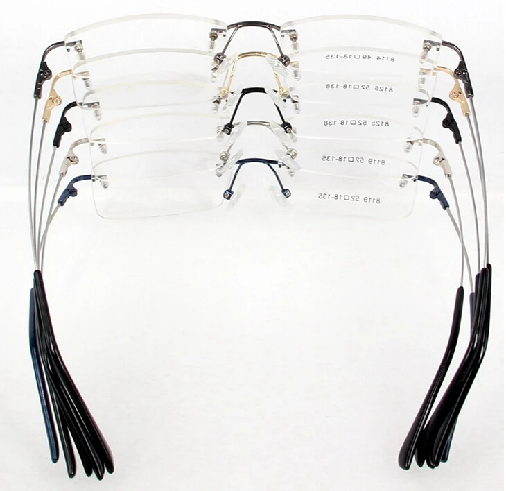 Очки без оправы из титанового сплава с эффектом памяти гибкая оправа для очков