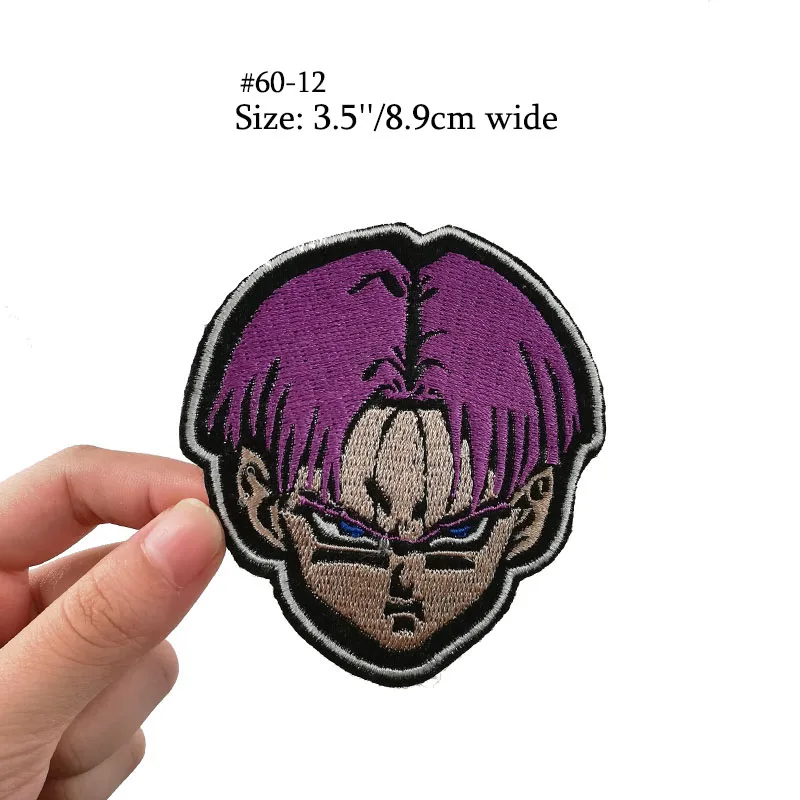 Драконий жемчуг Сон Гоку шорты Piccolo Namekian ball King Piccolo логотип нашивки для одежды одежда ТВ фильм костюм с вышивкой - Цвет: Антикварный цинк