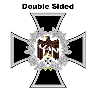 Double Sided YAZANIE двухсторонний Орел с герба Германии-Флаг Германии Королевский стандарт короны принца Пруссии 1871 Стандартный флаг короля Пруссии - Цвет: Double Sided