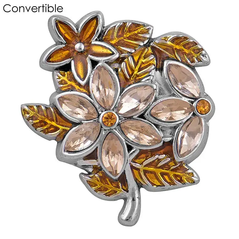 Элегантный rivca Камея Круглый Кристалл Rhinestone Магнитные брошь для Для женщин