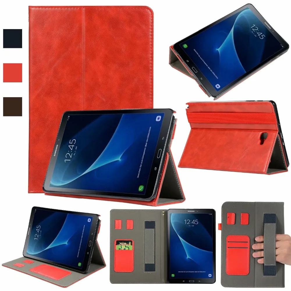Кожаный чехол из искусственной кожи для Samsung Galaxy Tab A 6 A6 10 1 P580 P585 S-Pen version (NOT TAB T580)