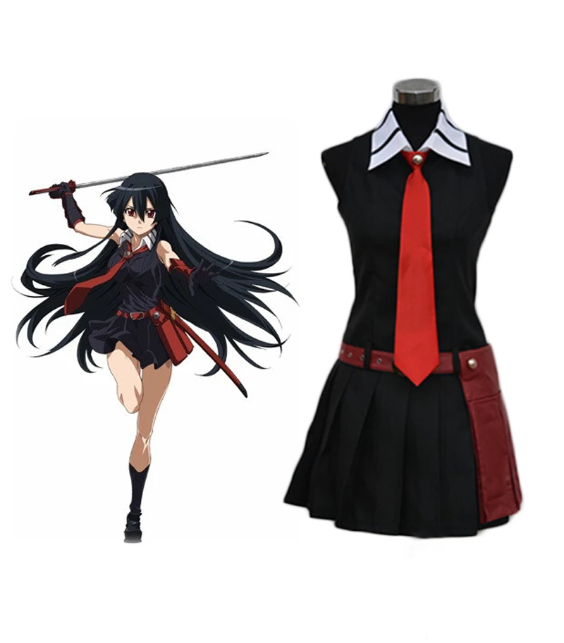 Платье для косплея Akame Ga Kill ночной рейд Косплей Костюм на заказ любой