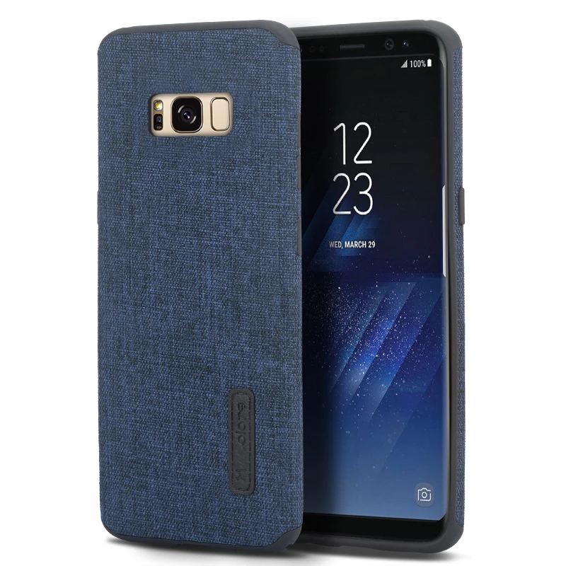 MLLSE тканевый чехол для телефона Samsung Galaxy S9 S8 Plus модная льняная ткань и мягкий
