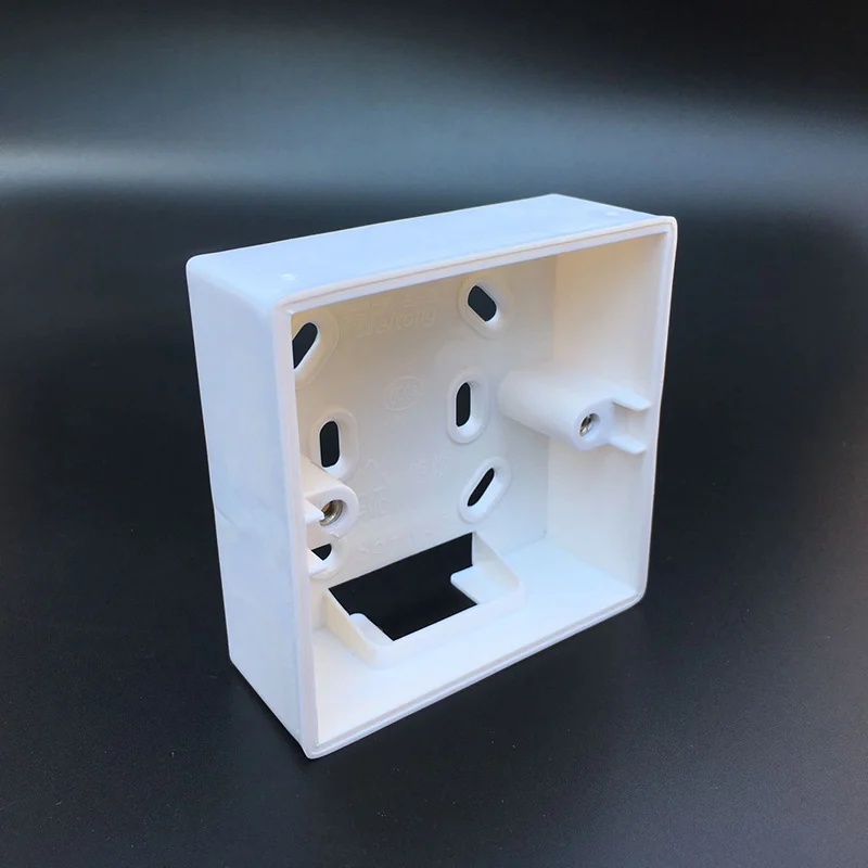 Allsome External Mounting Box 86mm*86mm*34mm for 86mm*86mm Standard Switches and Sockets Apply For Any Position of Wall Surface |