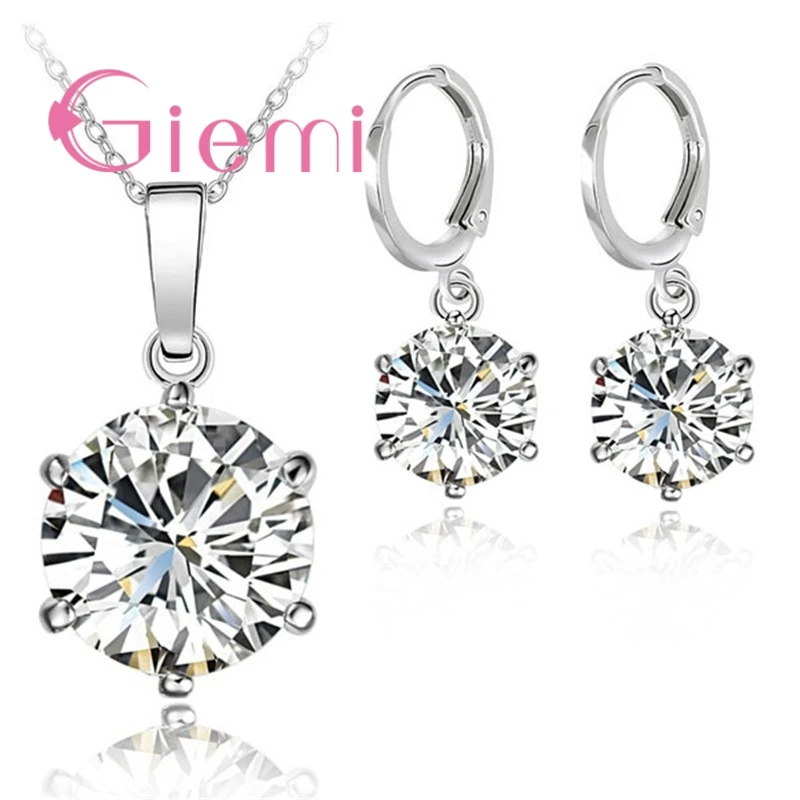 Женское ожерелье из серебра 925 пробы с фианитом|sterling silver necklace|925 sterling necklacesilver necklace