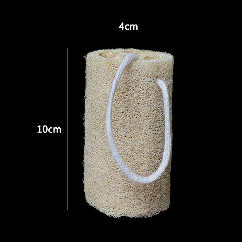 Loofah натуральная спа ванна мяч для тела пуховка щетка с жесткой щетиной