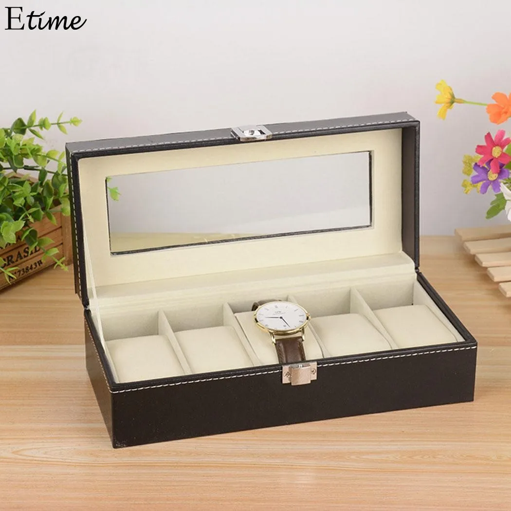 FANALA 5/6 сетчатые часы из искусственной кожи органайзер для часов коробки
