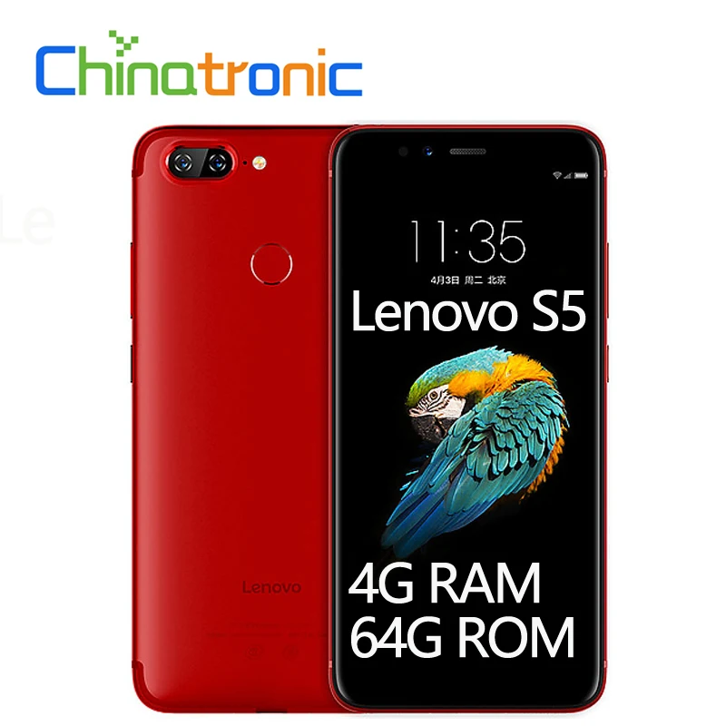 Мобильный телефон Lenovo S5 с двойной камерой глобальная прошивка 4 Гб ОЗУ 64 ПЗУ ZUI 4G LTE