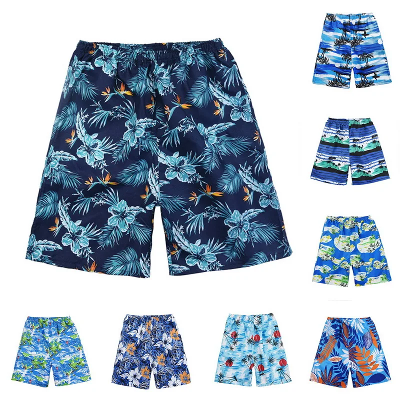 HEFLASHOR 2019 Мужские Печатные быстросохнущие пляжные шорты для плавания Серфинг