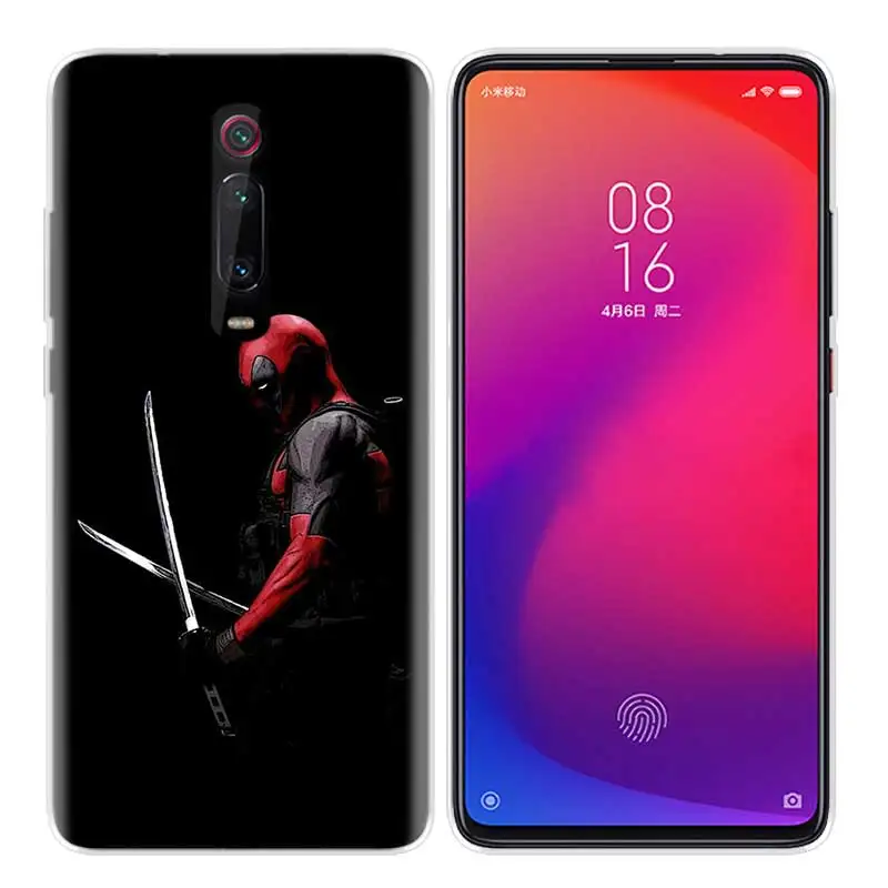 Силиконовый чехол для Xiao mi Red mi K20 Pro K20Pro Note 5 6 7 7A 6A mi A2 A1 8 Lite 9 S2 Pocophone F1 Deadpool Dead Pool Funny