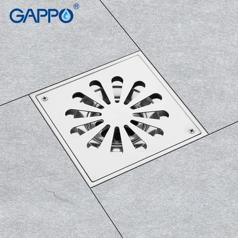 GAPPO стоки из нержавеющей стали отходы водосточные анти запах трапных душ