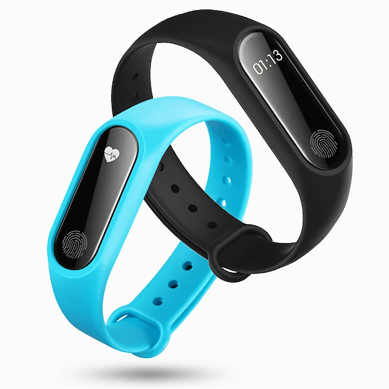 M2 Спорт Смарт пульсометр крови Давление измеритель пульса браслет Фитнес Smartwatch