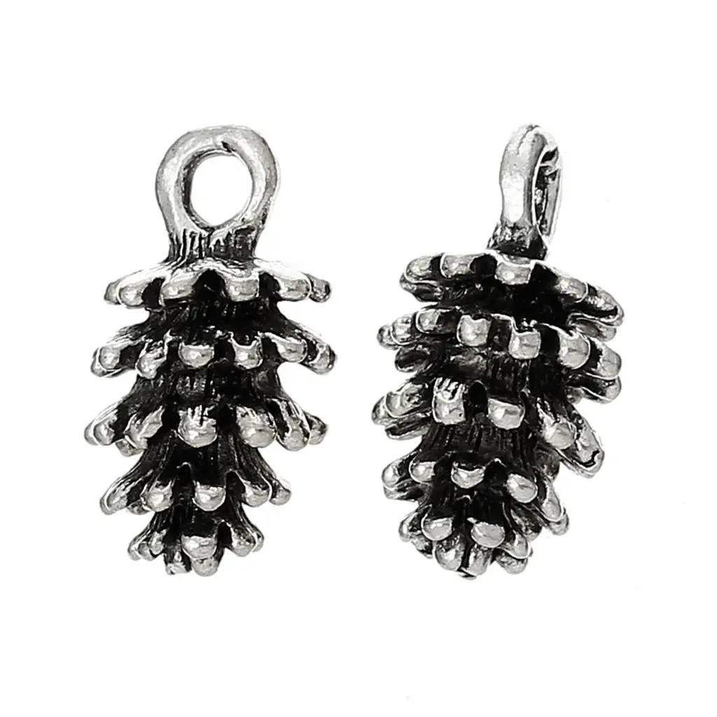 Подвески DoreenBeads из металлического сплава подвески горного серебра 15 0 мм (5/8 дюйма)
