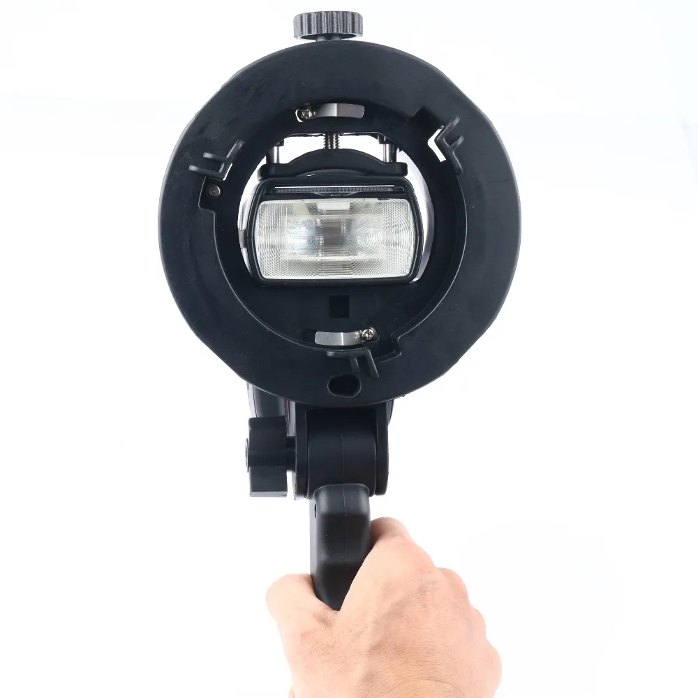 Ручной держатель Bowens s-типа с креплением для вспышки Speedlite Snoot soфтbox beauty Dish Honeycomb Triopo Photo