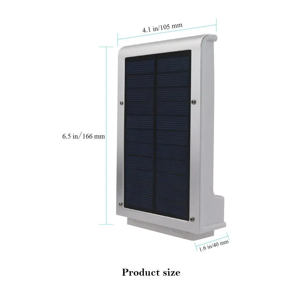 Солнечные огни безопасности датчик движения настенный светильник для двора