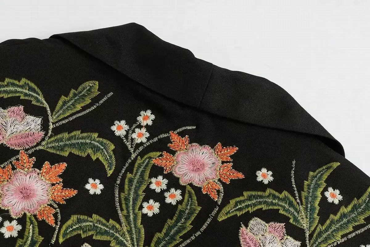 Новинка весны, вышитая куртка-кимоно, ветровка для женщин, Chaqueta Mujer Jaqueta Feminina