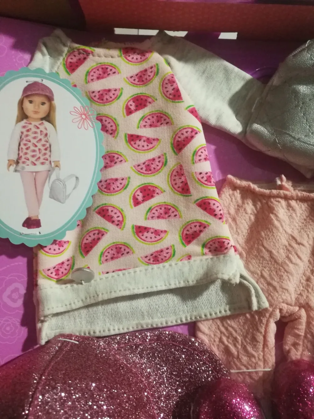 Аксессуары для кукол сумки одежды обувь и шляпы куклы 36 см|Куклы| |